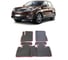 Ковры в салон автомобиля Eva Smart chery tiggo 5 2014 - 2020 эва сота коричневые c красной окантовкой 1105-A6A7-S 1