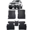 Ковры в салон автомобиля Eva Smart chery tiggo 5 вариант макси 3d 2014 - 2020 эва сота чёрные c красной окантовкой 3186-B5A7-S 1