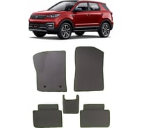 Ковры в салон автомобиля Eva Smart changan cs55 2017 - эва сота серые c бежевой окантовкой 3827-B1A1-S