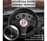 Оплетка Dreamcar Волна, эко-кожа, Комбо, Бабочка, черная/белая, размер М (37-39 см) DC-000-0926969 4