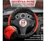 Оплетка Dreamcar Волна, эко-кожа, Комбо, Бабочка, красная/черная, размер М (37-39 см) DC-000-0926995 3
