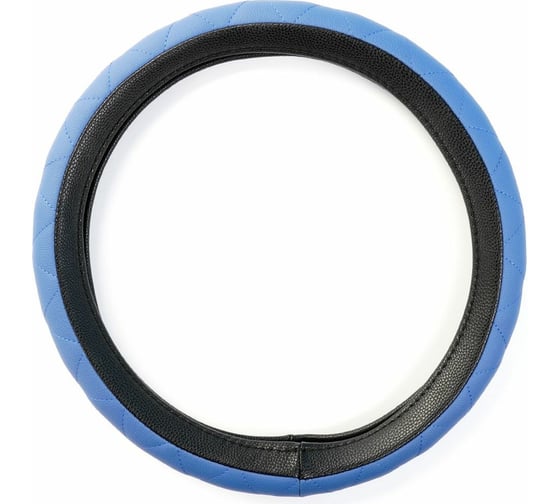 Оплетка Dreamcar Волна, эко-кожа, Бабочка, синяя/синяя, размер М (37-39 см) DC-000-0935403 1