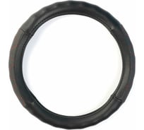 Оплетка Dreamcar Волна, эко-кожа, Комбо, Бабочка, черная/красная, размер М (37-39 см) DC-000-0927179