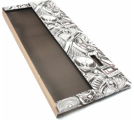 Облицовка радиатора Dreamcar 40x100 см, алюминий, ячейка 6x2 мм, черная DC-000-0000189