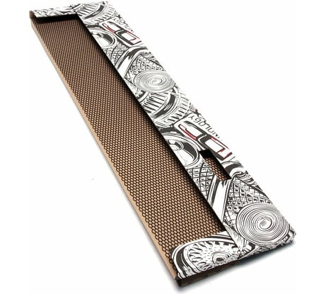 Облицовка радиатора Dreamcar 25x100 см, алюминий, ячейка 12x6 мм, черная DC-000-0002040