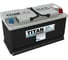Аккумулятор TITAN EUROSILVER 95.0 VL обратная полярность, 840 А, 352x175x190 мм 4607008881431 1