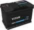 Аккумулятор TITAN CLASSIC 75.0 VL обратная полярность, 620 А, 278x175x190 мм 4607008889895 1