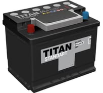 Аккумулятор TITAN STANDART 60.1 VL прямая полярность, 540 А, 242x175x190 мм 4607008882186