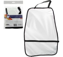 Накидка на спинку сиденья Nova Bright защита от детских ножек, 60x40 см, на резинке, прозрачная 47768