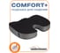 Анатомическая ортопедическая подушка под копчик для офисного кресла AMBESONNE memory foam 46x36х8 см vsc006_f0002_46x36 2