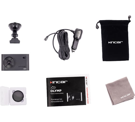 Комбо-устройство INCAR Olymp/GPS сигнатурный радар-детектор, видеорегистратор Super HD 2304 SDR-80