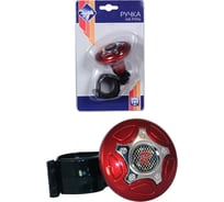 Ручка на руль Nova Bright "r" красная+хром 08962