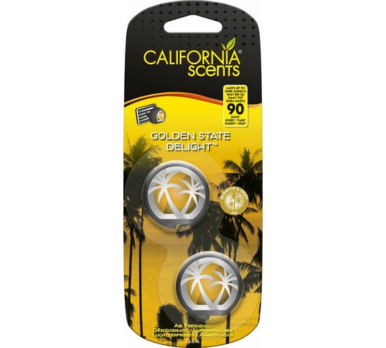 Ароматизатор мини-диффузор California Scents CS Gold.SDel. MD-2 D1 MD / CS Вост. Зол. Шт., 2 шт., блистер E303201300 1
