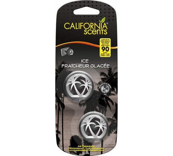 Ароматизатор мини-диффузор California Scents CS Ice MD_2 D1 MDiff / CS Лед, 2 шт., блистер E303201000 1