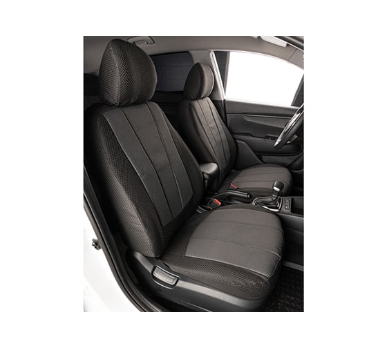 Чехлы на сиденья SKYWAY KIA RIO X-Line 2017-н.в., жаккард, 12 предм. NEXT S01306014