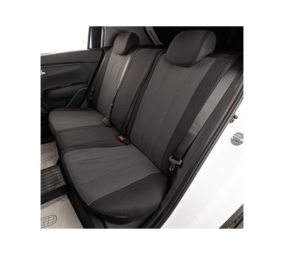 Чехлы на сиденья SKYWAY KIA RIO X-Line 2017-н.в., жаккард, 12 предм. NEXT S01306014