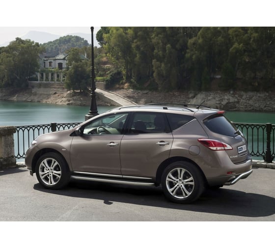Пороги на автомобиль Rival premium для Nissan Murano z51 ii пок. рестайлинг 2010-2016 A173ALP.4108.2