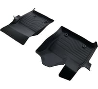 Резиновые коврики SRTK 3D LUX передние в салон Toyota LC 300, 2021- PER.3D.TY.LC.300.21G.08018