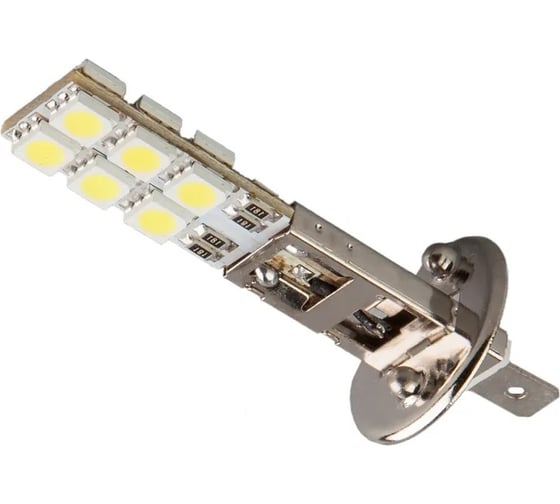 Автомобильная лампа WAYTON H1-12SMD, ПТФ/ДХО, 5000 K, 12 В, блистер, 1 шт. 1109023 1