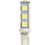 Автомобильная лампа WAYTON T1307, 12 В, Т10/W5W, блистер, 2 шт. 1109003