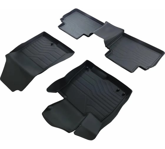Резиновые коврики в салон SRTK 3D LUX для Hyundai Tucson IV 2020- 3D.HY.TUCS.20G.07X03 1