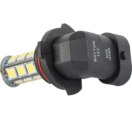 Автомобильная лампа WAYTON HB4 (9006), 18SMD, ПТФ/ДХО, 5000 K, 12 В, блистер, 1 шт. 1109030