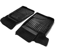 Резиновые коврики в салон SRTK 3D STANDART для Lada Niva Chevrolet 2004- передние PER.CH.NIV.01007