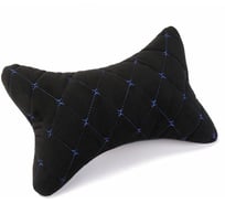 Автомобильная подушка на подголовник Dreamcar черный/синий, бабочка, велюр DC-000-0938957