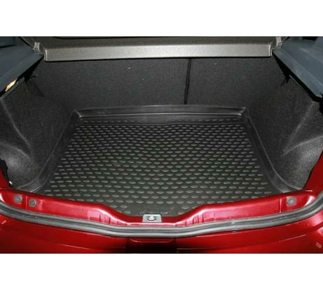Коврик в багажник L.Locker для Renault Logan (2004-2015)/с бортом для Рено Логан 0106040500