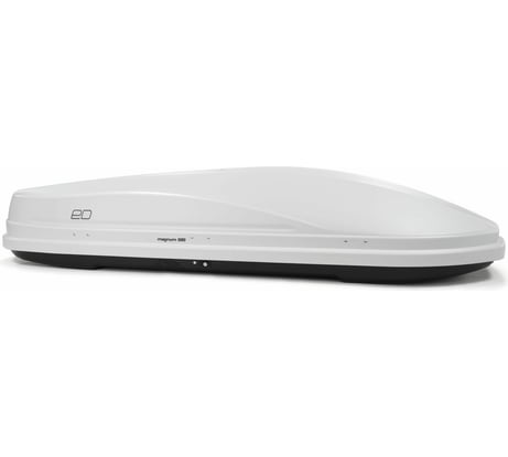 Автомобильный бокс ED Магнум 580 белый, тиснение карбон, 2200x840x420 мм, быстросъем 5-068B ED5-068B