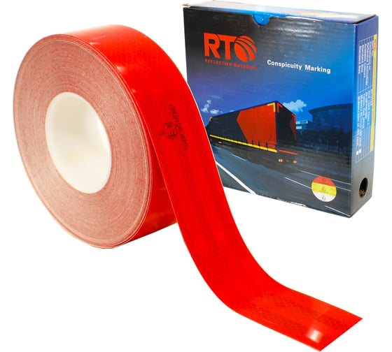Световозвращающая лента для контурной маркировки RTLITE RT-V104 50,8 мм х 50 м, красная RT-V104R