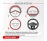 Оплетка SKYWAY Top-11 M черная, экокожа S01102497 6