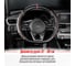 Оплетка SKYWAY Drift-3 M черно/красная, экокожа/ПВХ S01102506 5