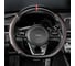 Оплетка SKYWAY Drift-3 M черно/красная, экокожа/ПВХ S01102506 7