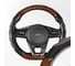 Оплетка SKYWAY Drift-1 M черно/коричневая, экокожа/ПВХ S01102504 2
