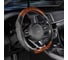 Оплетка SKYWAY Drift-1 M черно/коричневая, экокожа/ПВХ S01102504 3