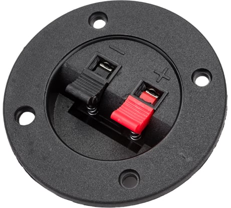 Прищепка аудио Pro Legend двойная круглая, 75 мм, пластик на корпус PL2252