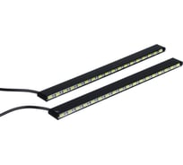 Дневные ходовые огни NEW GALAXY LED 18 шт., метал. корп., 192 мм, 12V, 2шт. 702-110