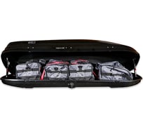Автомобильный бокс ED 5-067B Магнум 420 л, черный, тиснение камуфляж, 1990x740x420 мм, быстросъем ED5-067B