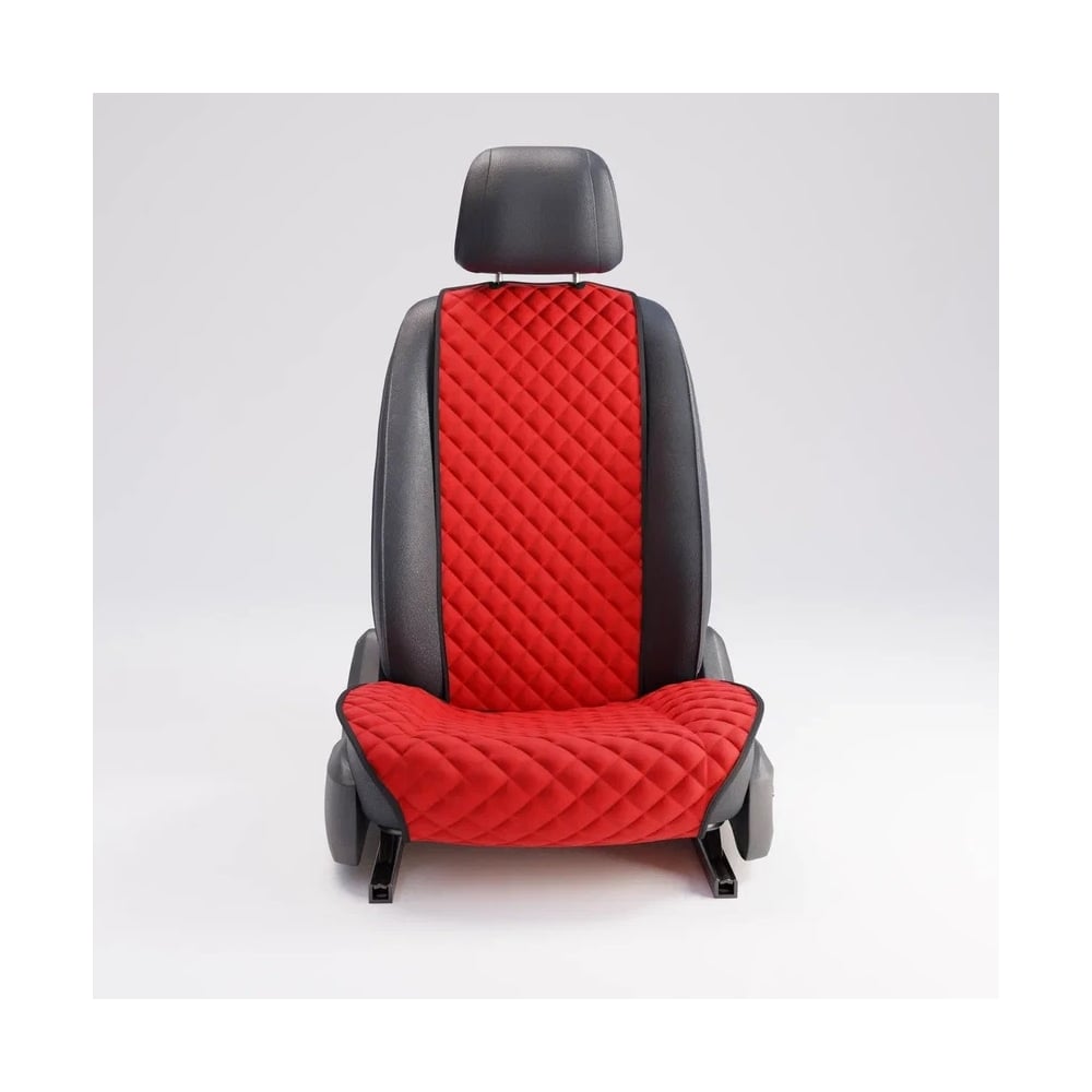 Автомобильная накидка из алькантары DuffCar красный 33-2471-56 ...