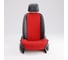 Автомобильная накидка из алькантары DuffCar красный 33-2471-56 1
