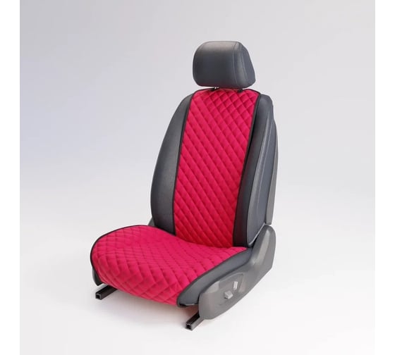 Автомобильная накидка из алькантары DuffCar малиновый 33-2471-103 1