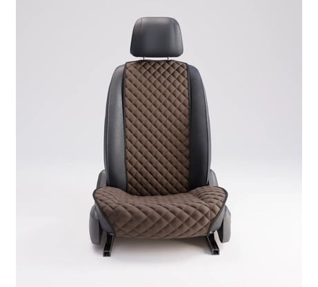 Автомобильная накидка из алькантары DuffCar темно-коричневый 33-2471-55