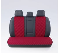 Автомобильные накидки из алькантары для заднего ряда DuffCar, малиновый комплект 23-2471-103