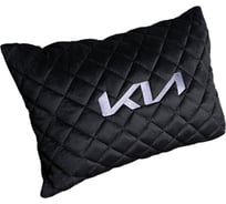 Подушка для салона автомобиля DuffCar черный, с вышивкой №2 2712-37В№2