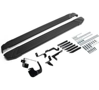 Пороги на авто Rival black для chevrolet equinox iii поколение рестайлинг 2020-н.в. F173ALB.1003.1