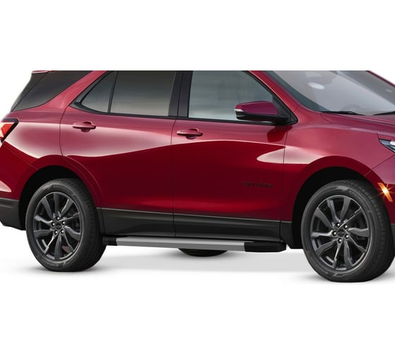 Пороги на авто Rival silver для chevrolet equinox iii поколение рестайлинг 2020-н.в. F173AL.1003.1