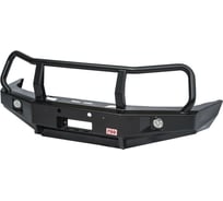 Силовой передний бампер РИФ УАЗ Патриот 2005+ с доп. фарами и защитной дугой RIF060-10350