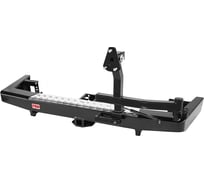 Силовой задний бампер РИФ УАЗ Патриот 2015+ с квадратом под фаркоп и калиткой стандарт RIF063-21120