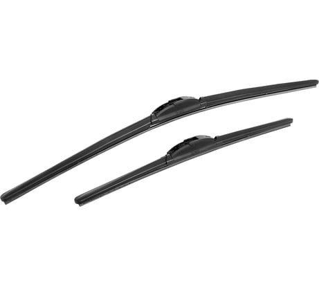 Комплект щеток стеклоочистителя HYBRID, 2 шт (65 см + 35 см), с адаптером B1 (2 шт) Heyner 020370
